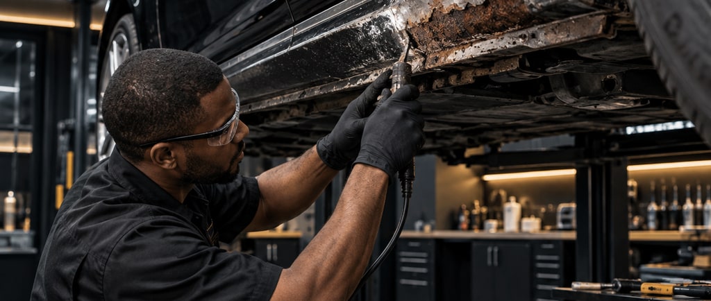Soin des bas de caisse — Noukoua Auto