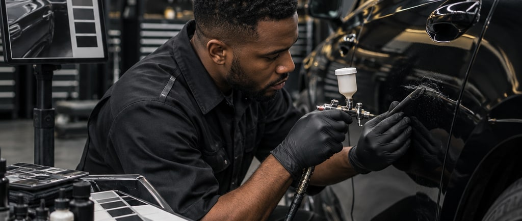 Peinture & Retouches — Noukoua Auto